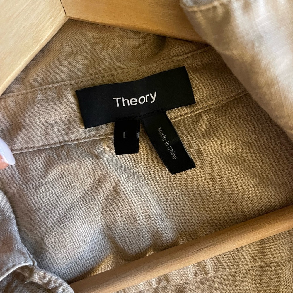 2021 Theory Linen Shirt